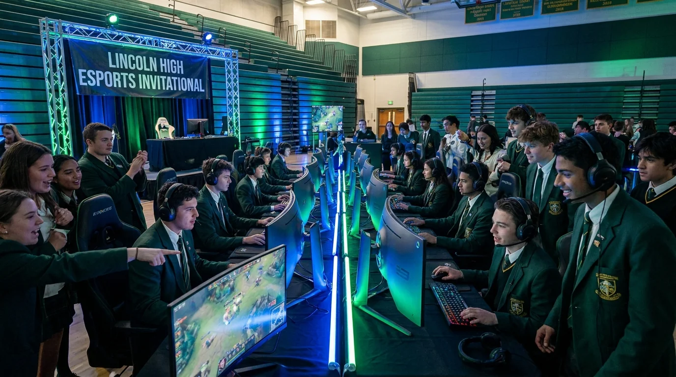 Whetstone students competing in the eSports arena