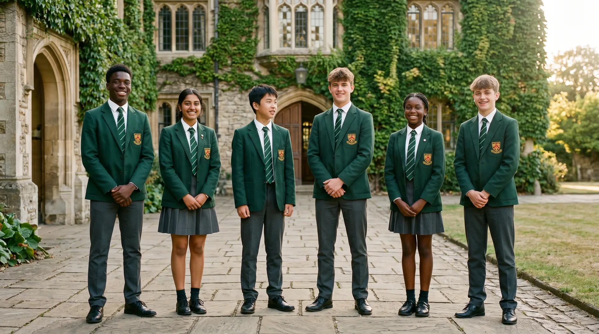 Whetstone students in formal school uniform